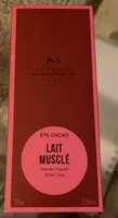 入っている砂糖の量 Lait musclé