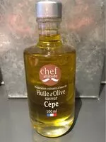 Sokerin määrä sisällä Huile d'olive saveur cèpe