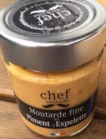 Sokerin määrä sisällä Moutarde fine au piment d'Espelette