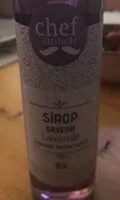 Sokerin määrä sisällä Sirop saveur lavande