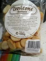 Quantité de sucre dans Croutons nature