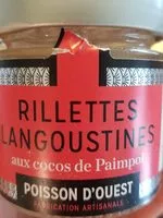 Zuckermenge drin Rillettes langoustines aux cocos de Paimpol