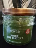 चीनी की मात्रा Confiture poire/thé matcha