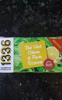 Amount of sugar in Thé vert citron et fines écorces