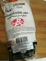 Sucre et nutriments contenus dans Cochon fute