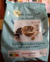 Muesli flakes not fortified with vitamins and chemical elements