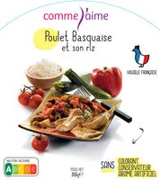 Количество сахара в Poulet Basquaise et son riz