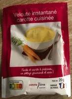 Количество сахара в Velouté instantané carotte cuisinée