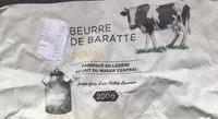 Sucre et nutriments contenus dans Maitre beurrier le fromager des halles