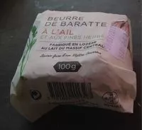 Sucre et nutriments contenus dans Maitre beurrier