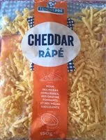 Amount of sugar in Cheddar Râpé