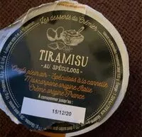 Sokerin määrä sisällä Tiramisu au Spéculoos