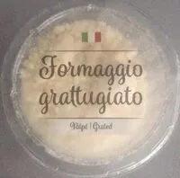 Sucre et nutriments contenus dans Formaggio grattugiato