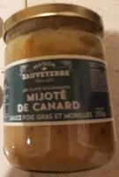 Sucre et nutriments contenus dans Maison sauveterre