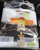 Quantité de sucre dans Baby carottes bio