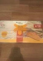 入っている砂糖の量 Pain brioché G-Nutrition