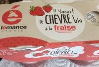 Suhkru kogus sees Yaourt de chevre bio a la fraise
