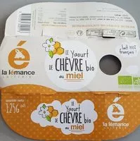 Cantidad de azúcar en Le yaourt de chèvre bio au miel