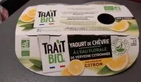 Suhkru kogus sees Yaourt de chèvre à l'eau florale de verveine citronnée