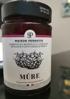 चीनी की मात्रा Confiture de mûre