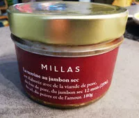 Sucre et nutriments contenus dans Millas