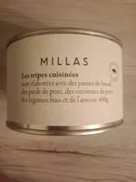 Jumlah gula yang masuk les tripes cuisinées