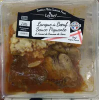 Количество сахара в Langue de boeuf sauce piquante Lechef