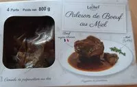 Количество сахара в Paleron de bœuf au miel