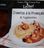 Количество сахара в Crevettes à la provençale et tagliatelles
