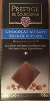 Cantidad de azúcar en Chocolat au lait aux éclats de caramel au beurre salé