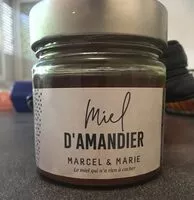 Sucre et nutriments contenus dans Marcel et marie