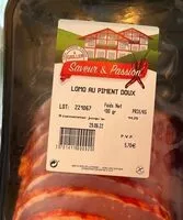 Quantité de sucre dans Lomo au piment doux