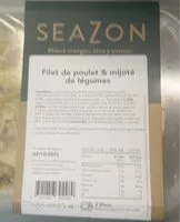 Sokerin määrä sisällä Filet de poulet & mijote de légumes d’hiver