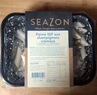 Sokerin määrä sisällä Penne champignons et noisettes