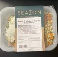 Sokerin määrä sisällä Poulet & salade de fregola à la grecque