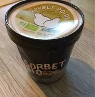Sokerin määrä sisällä Sorbet poire