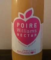 Количество сахара в Poire Williams nectar