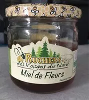 Sucre et nutriments contenus dans Ruchers des vosges du nord