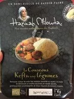 Sucre et nutriments contenus dans Hannah milouda