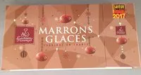 Количество сахара в Marrons glacés