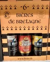 Amount of sugar in "Pack 6X33CL Biere Britt &dremm. 5.53 °"