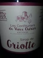 Amount of sugar in Sirop de griotte