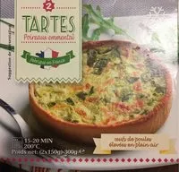 Suhkru kogus sees Tartes poireaux emmental