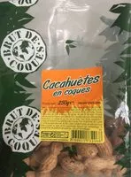 Cantidad de azúcar en Cacahuètes en coques