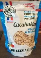 Cantidad de azúcar en Cacahuètes sans huile ni sel ajouté