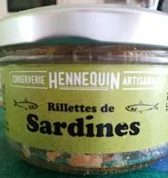 Jumlah gula yang masuk Rillettes de sardines