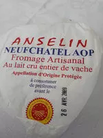 Sucre et nutriments contenus dans Anselin