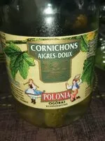 Suhkru kogus sees Cornichons  aigre doux