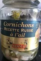 Suhkru kogus sees CORNICHON RECETTE RUSSE A L'AIL