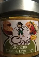 İçindeki şeker miktarı Bruschetta confit de legumes